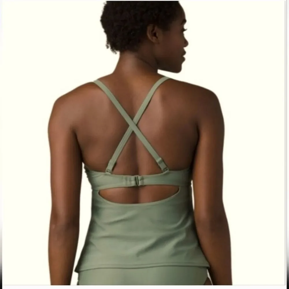Prana Marina Tankini Top 34D Sz Sm